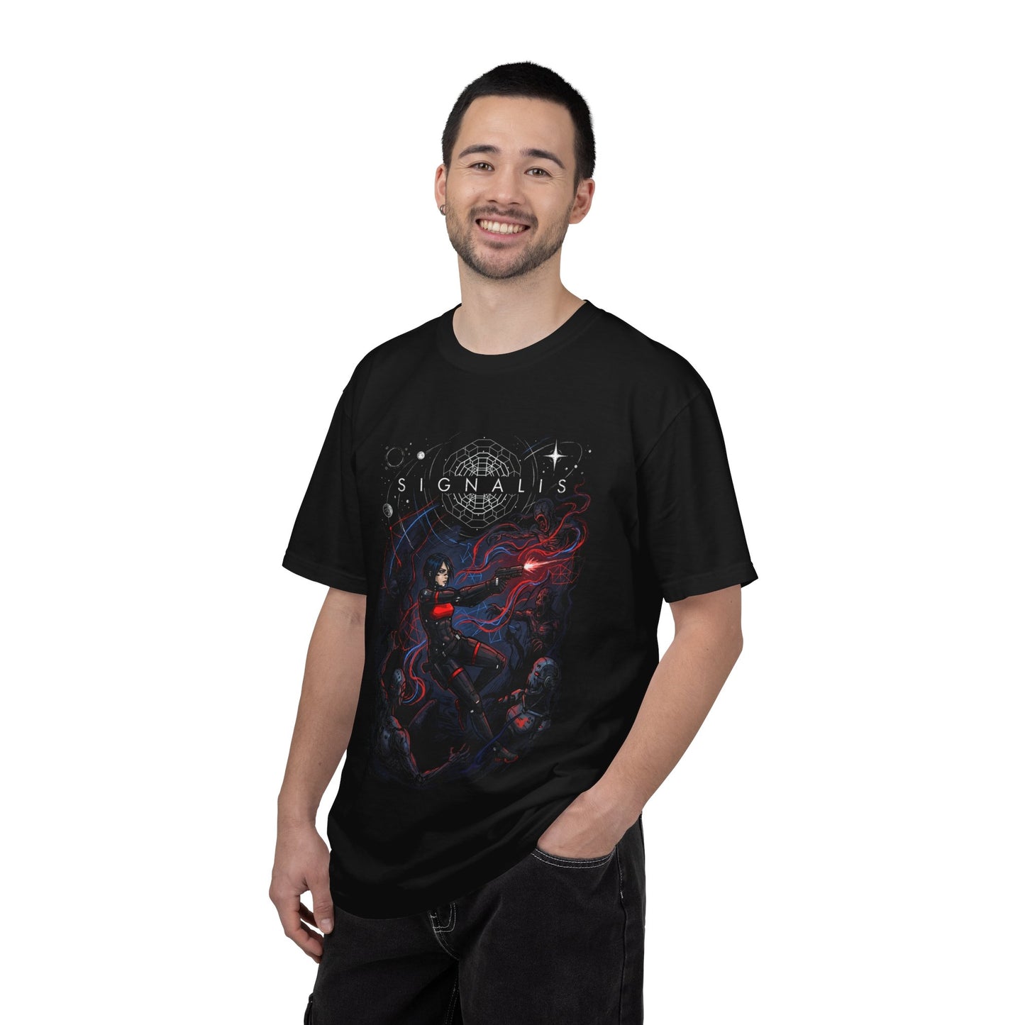 Signalis Game Elster Ariane Lost Dreams Dystopian Aesthetic Art Premium T-Shirt
