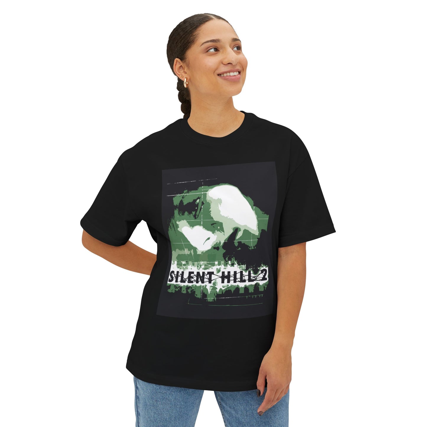 Silent Hill 2: Angela Orosco Guilt & Fire Premium Oversized Unisex T-Shirt