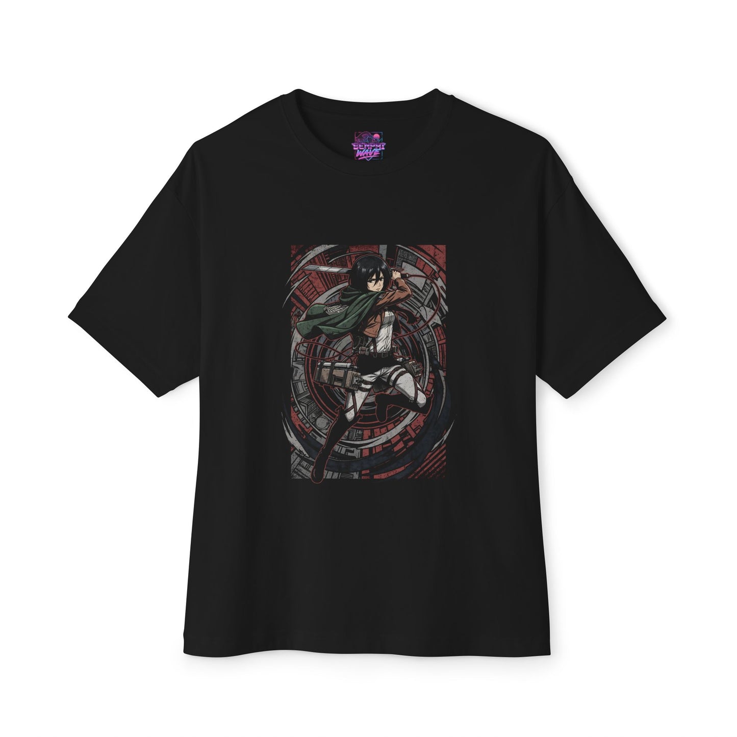 Attack on Titan Mikasa Ackerman Anime Manga Graphic Tee Premium Oversized Unisex T-Shirt
