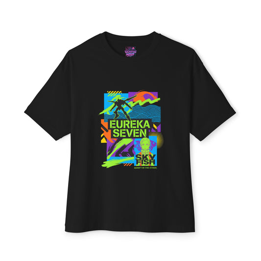 Renton Thurston Eureka Seven: Lift Board Hero Premium Oversized Unisex T-Shirt