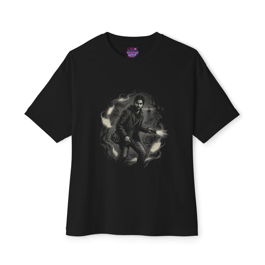 Alan Wake Bright Falls Author Premium Oversized Unisex T-Shirt