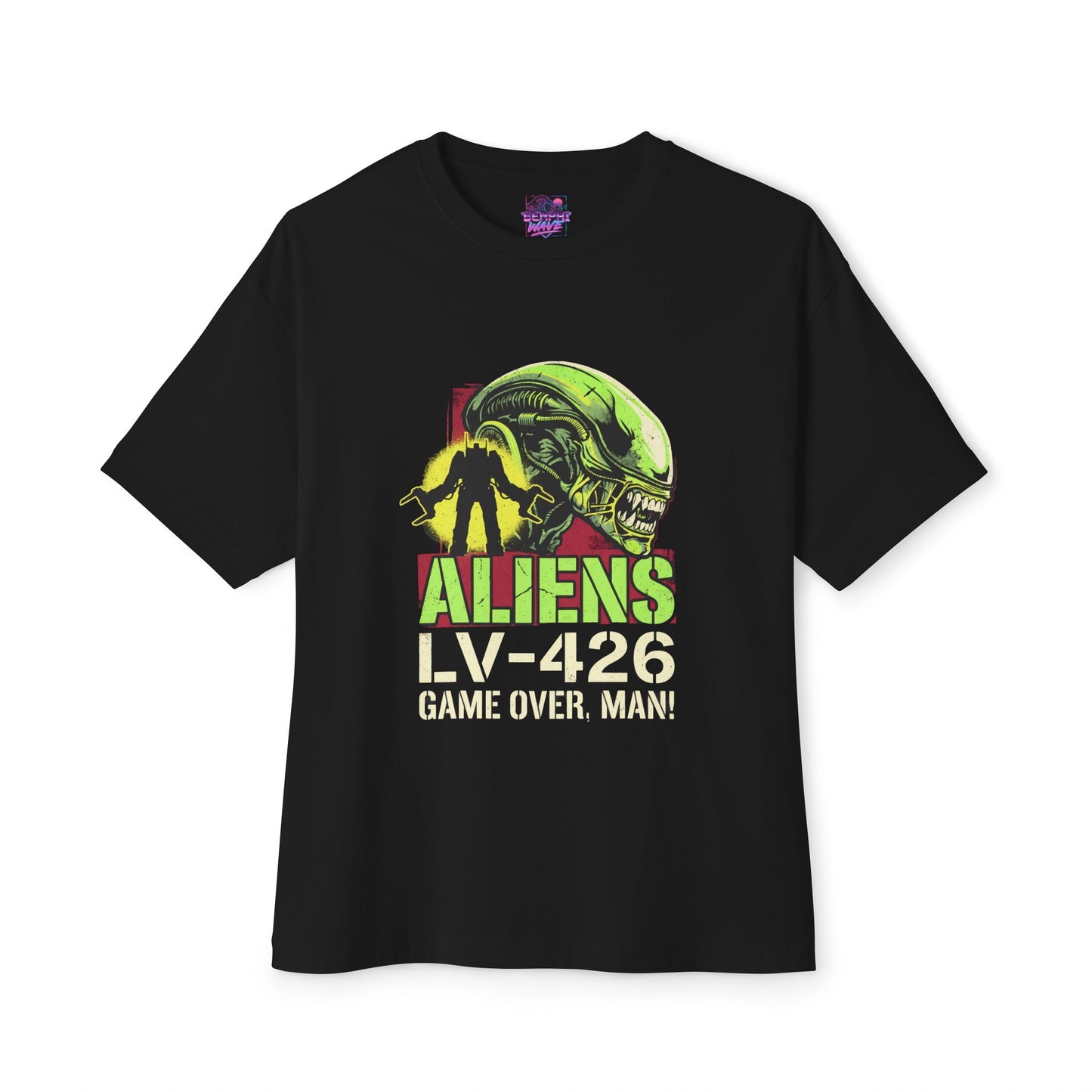 Xenomorph Alien Movie: Perfect Organism H.R. Giger Design Premium Oversized Unisex T-Shirt