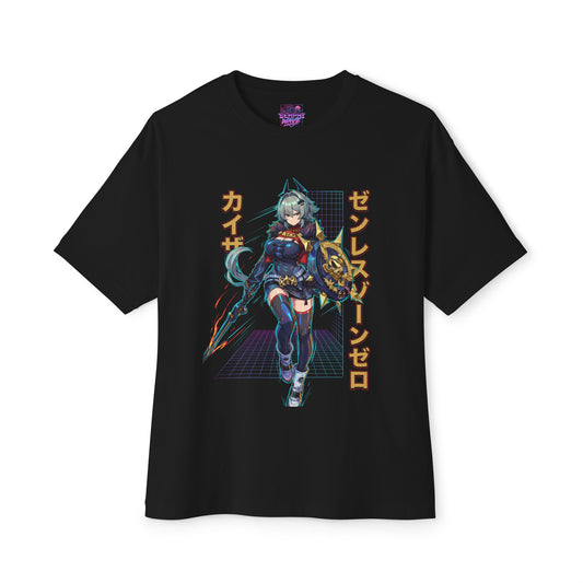Caesar King Zenless Zone Zero Retro Synthwave Knight Premium Oversized Unisex T-Shirt