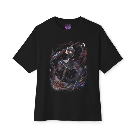 Zenless Zone Zero Ellen Joe Vaporwave Neon Scissors Premium Oversized Unisex T-Shirt