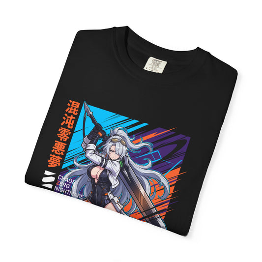 Chaos Zero Nightmare Nine Vanguard Tank Mercenary Season 2 Fan Art Illustration Premium T-Shirt