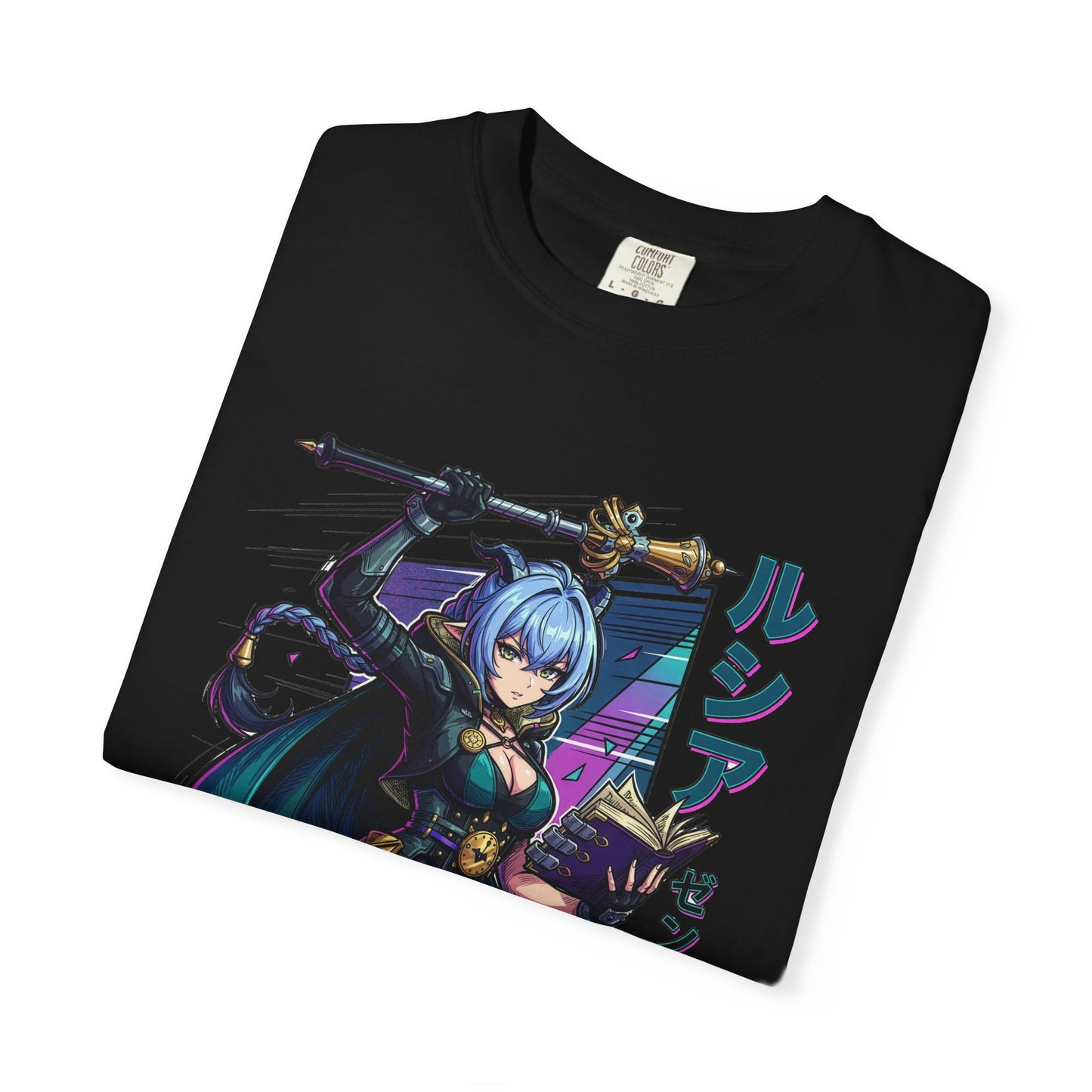 Synth Retrowave Lucia Elowen Zenless Zone Zero Art Premium T-Shirt