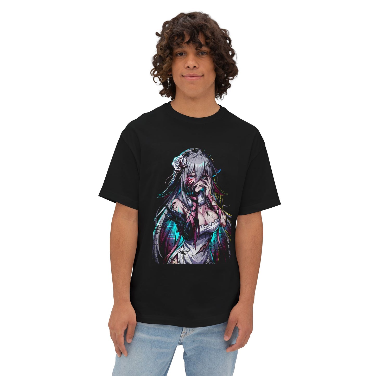 Chaos Zero Nightmare Lovecraftian Void – Dark Fantasy Art Premium Oversized Unisex T-Shirt