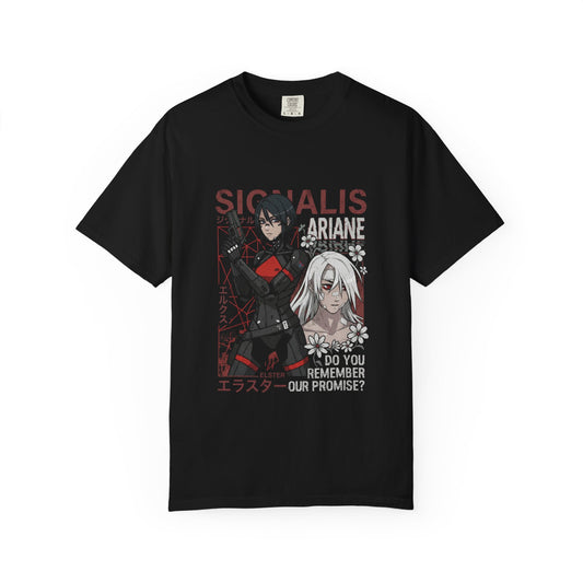 Signalis Elster Ariane Connection Deep Space Melancholy Art Premium T-Shirt