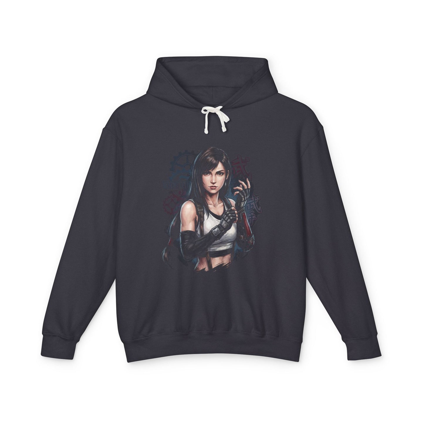 Final Fantasy VII Tifa Lockhart Remake Rebirth Crop Top Gloves Design Unisex Premium Hoodie