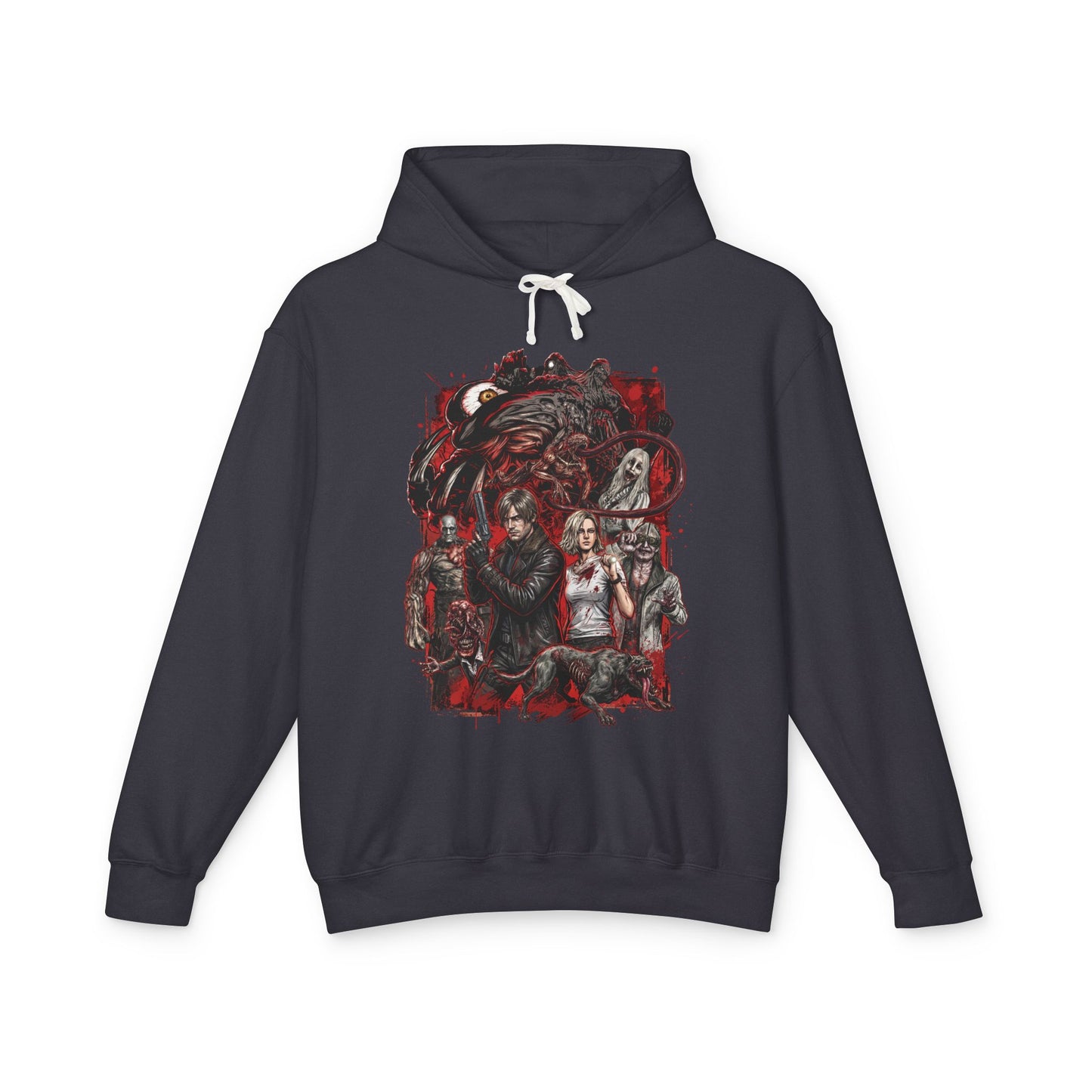 Grace Ashcroft Leon S Kennedy RE Requiem Titan Spinner Chunk Grunge Unisex Premium Hoodie
