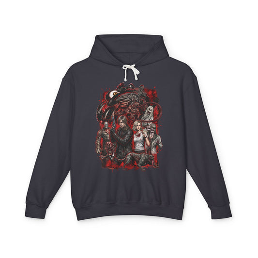 Grace Ashcroft Leon S Kennedy RE Requiem Titan Spinner Chunk Grunge Unisex Premium Hoodie