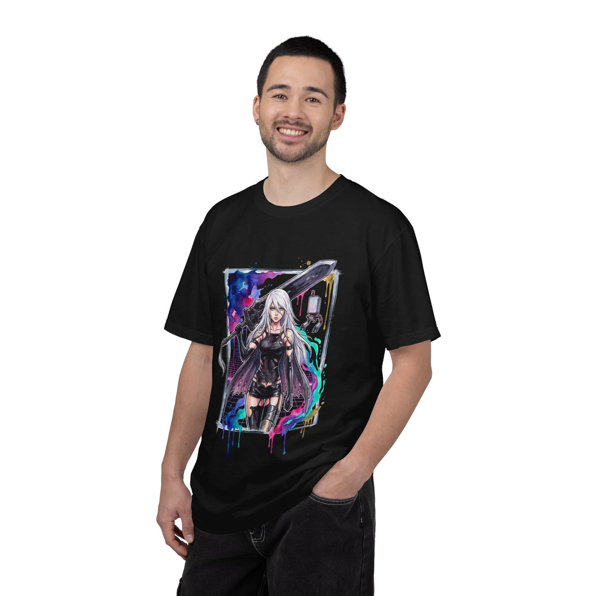NieR Automata A2 Rogue Android Berserk Mode Art Premium T-Shirt