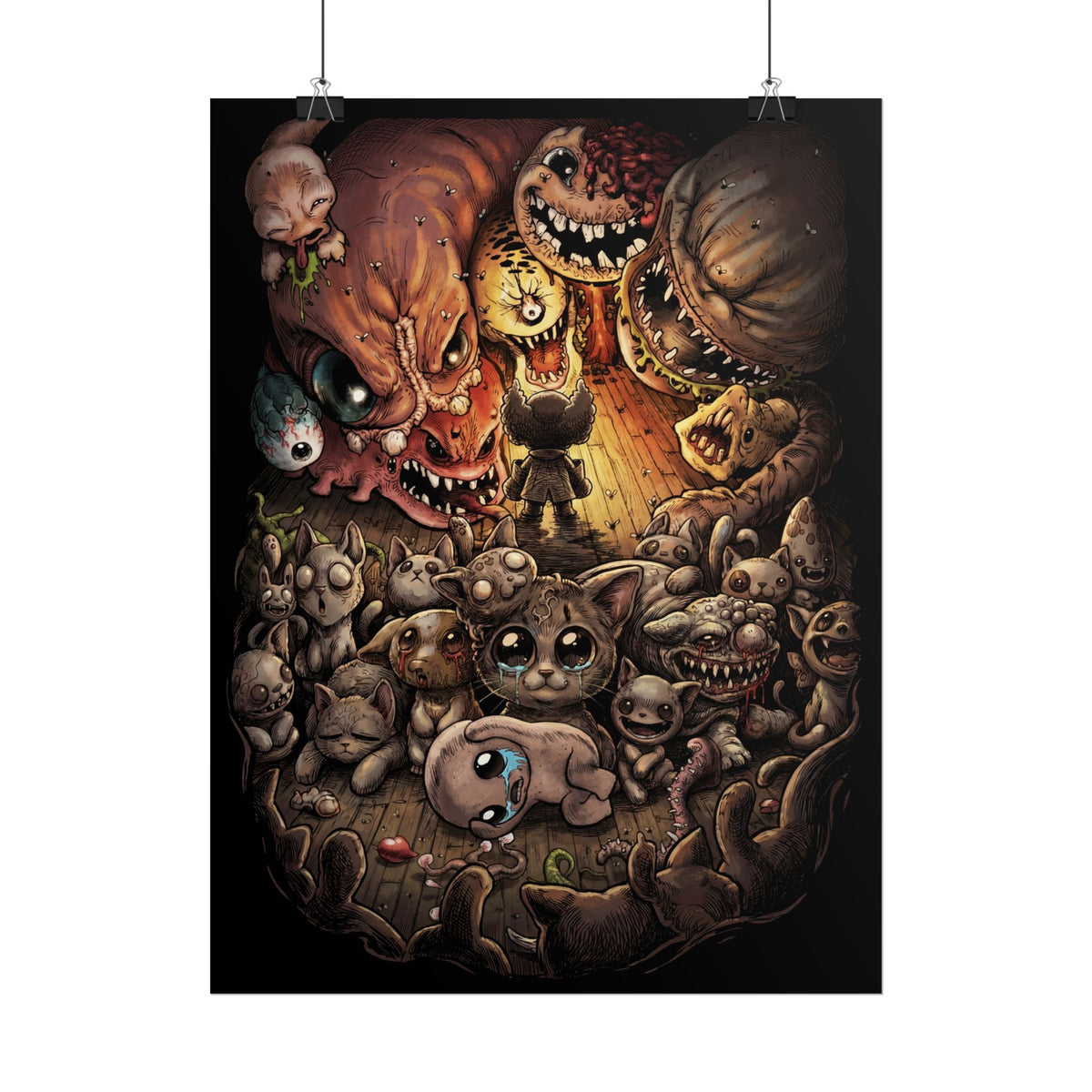 Mewgenics Isaac Easter Egg Catapocalypse Poster