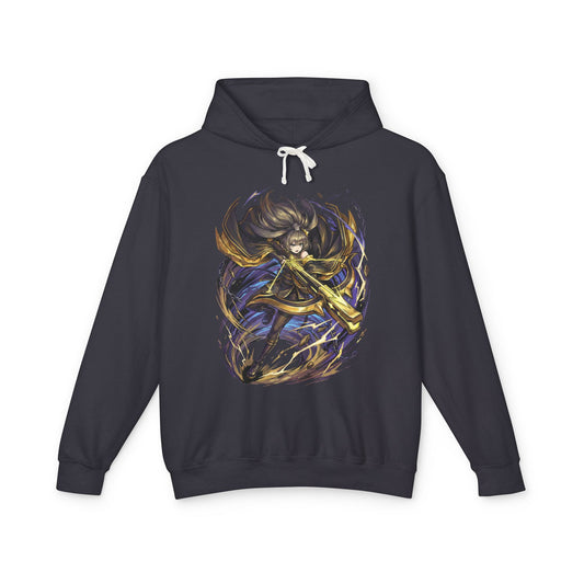 Chaos Zero Nightmare Veronica Golden Lightning Weapon Fan Art Hoodie
