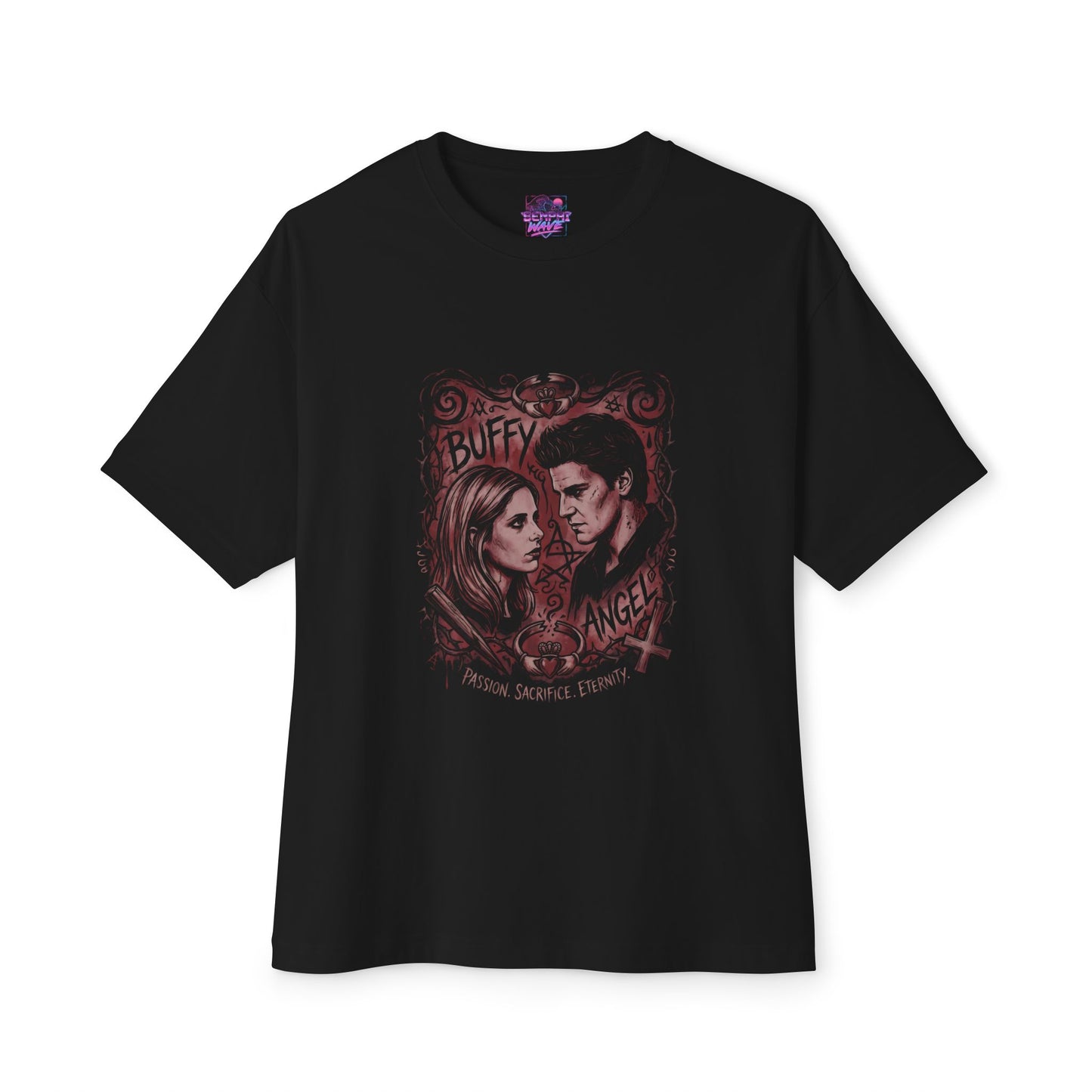 Buffy Summers Angel Curse – True Love Vampire Tribute Premium Oversized Unisex T-Shirt