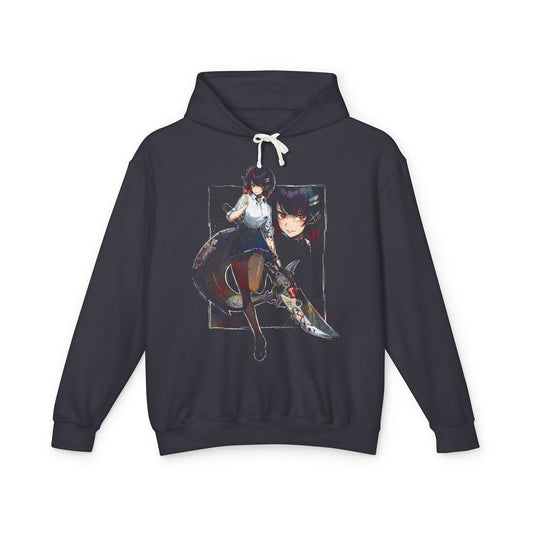 Ellen Joe ZZZ Shark Tail Scissors Maid Outfit Art Unisex Premium Hoodie
