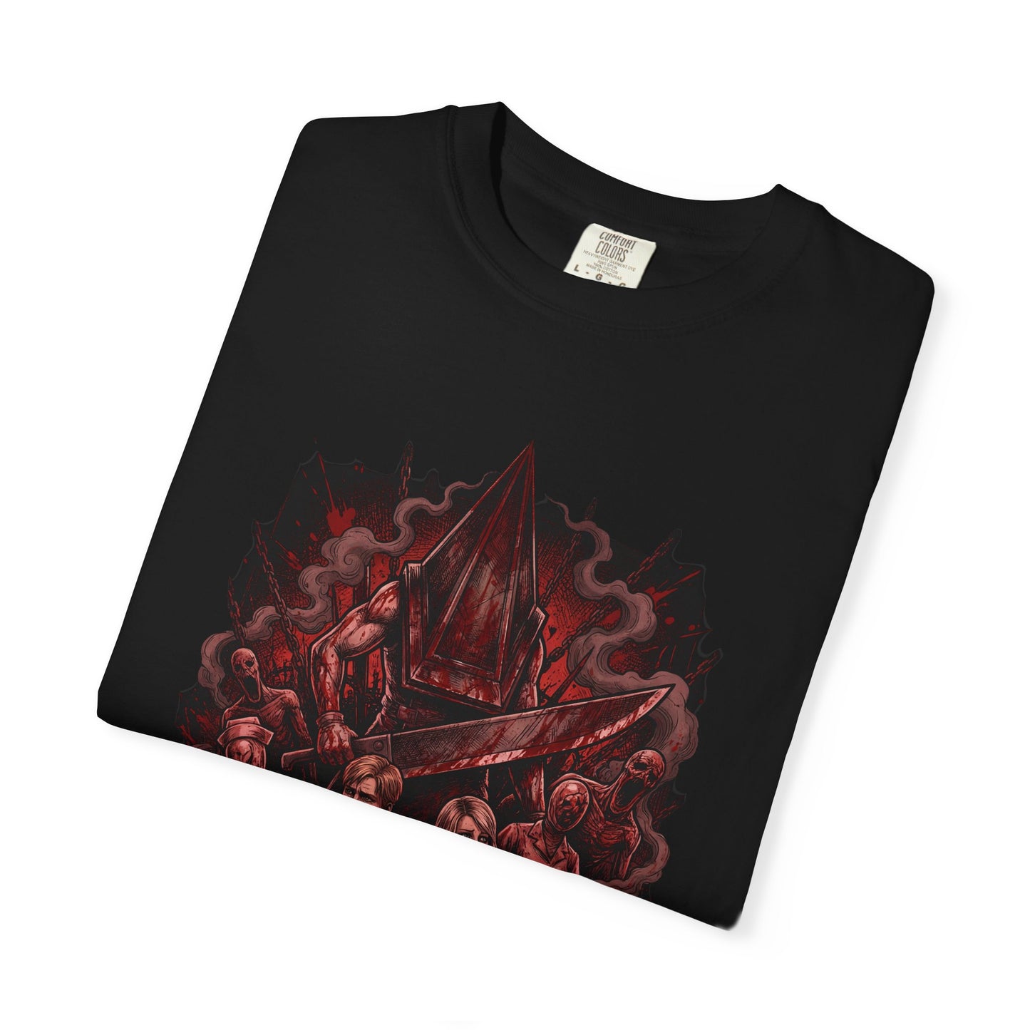 Brutal Pyramid Head Silent Hill 2 Remake Red Pyramid Thing Fan Art Premium T-Shirt