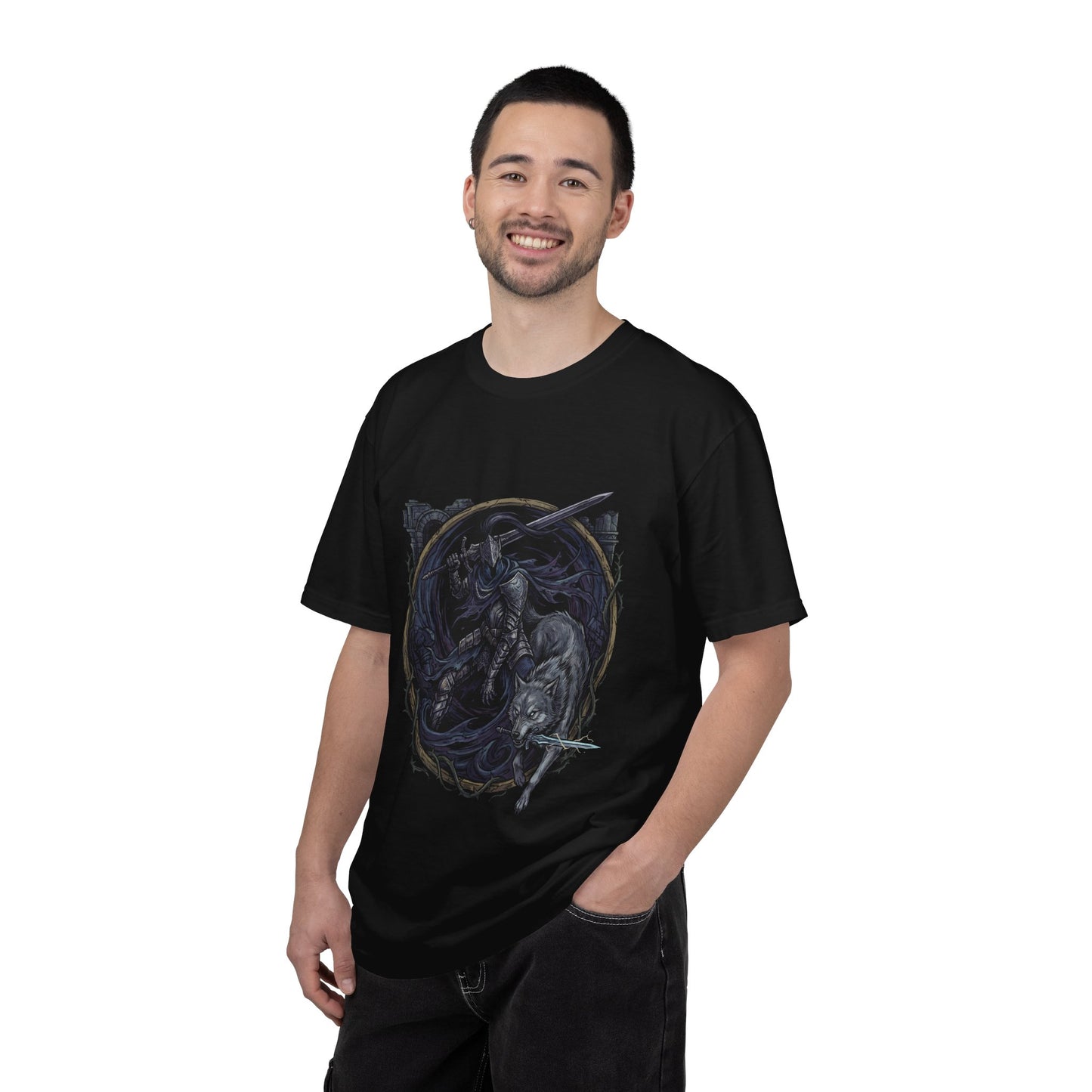Artorias Dark Souls Boss Fight Illustration Premium T-Shirt