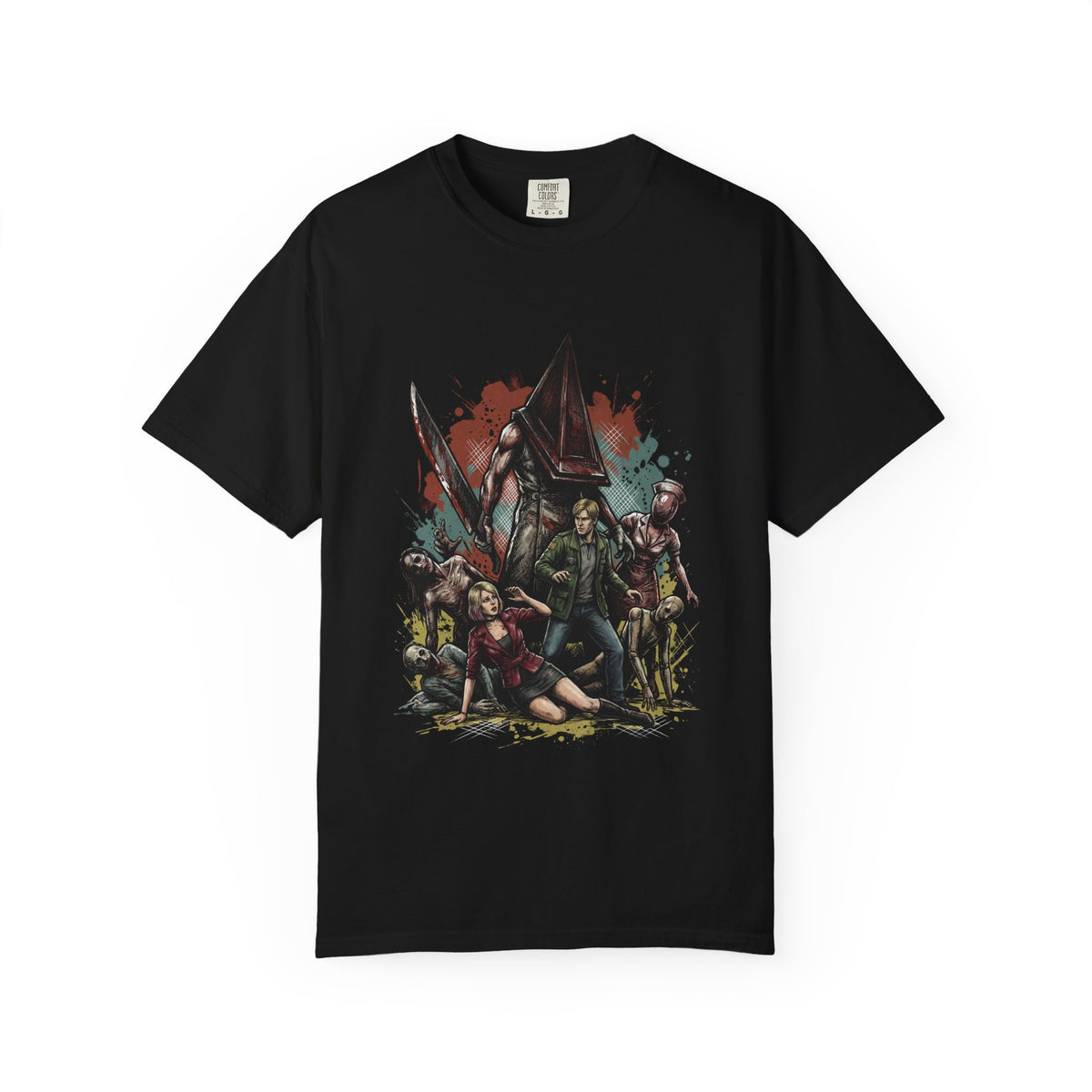 Pyramid Head Otherworld Silent Hill 2 Remake Fog Horror Boss Fight Premium T-Shirt