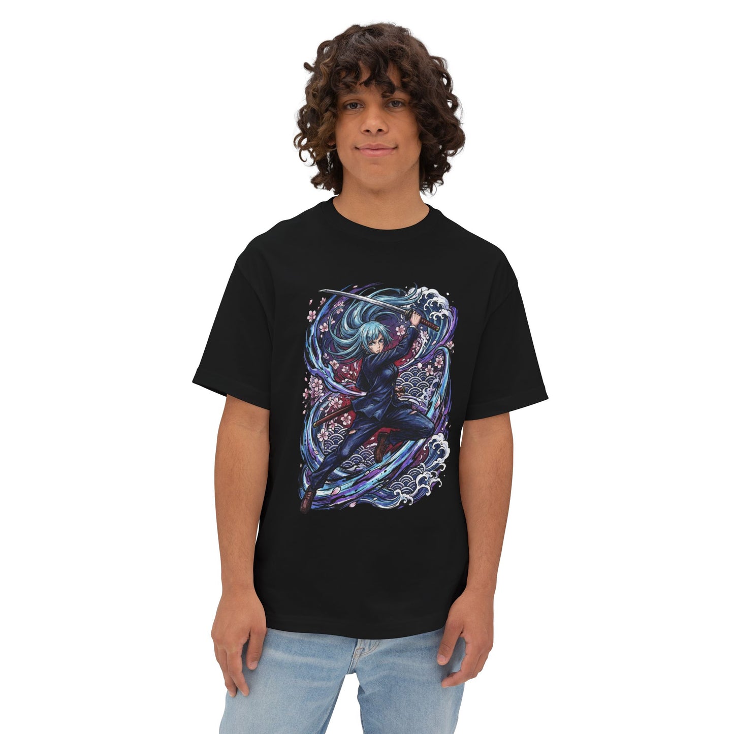 Kasumi Miwa: New Shadow Style Swordswoman JJK Premium Oversized Unisex T-Shirt