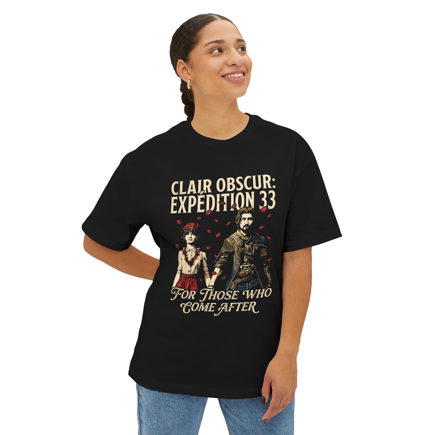 Clair Obscur Expedition 33: Streetwear Premium Oversized Unisex T-Shirt