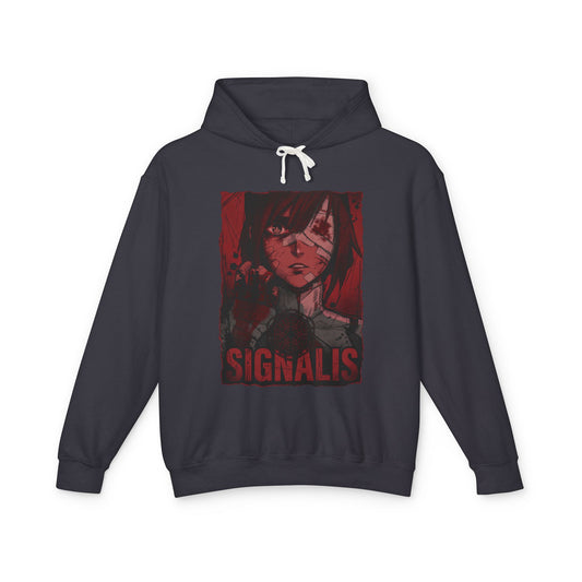 Signalis Eusan Regime Propaganda Replika Horror Portrait Unisex Premium Hoodie