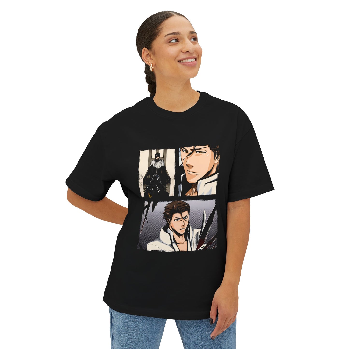 Sosuke Aizen Bleach Bold Anime Character Shirt - Oversized Premium Tee