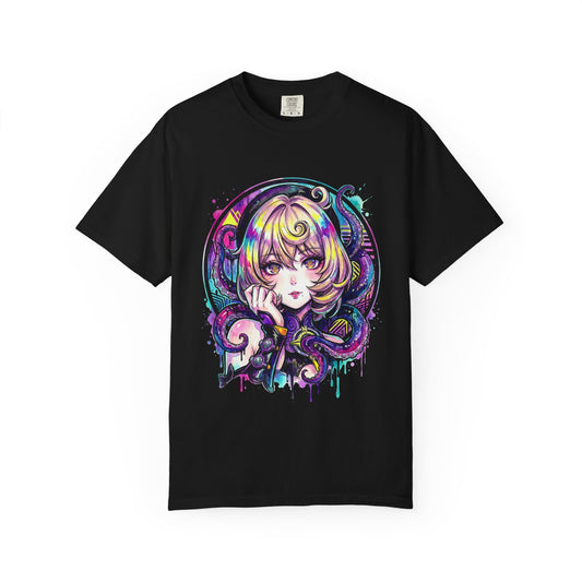 Zenless Zone Zero Yidhari Murphy Puffy Sleeves Black Shorts Vaporwave Premium T-Shirt