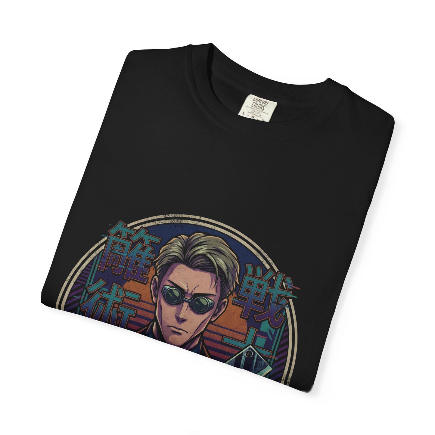 Nanami JJK Blonde Hair Suit Glasses Sorcerer Portrait Premium T-Shirt