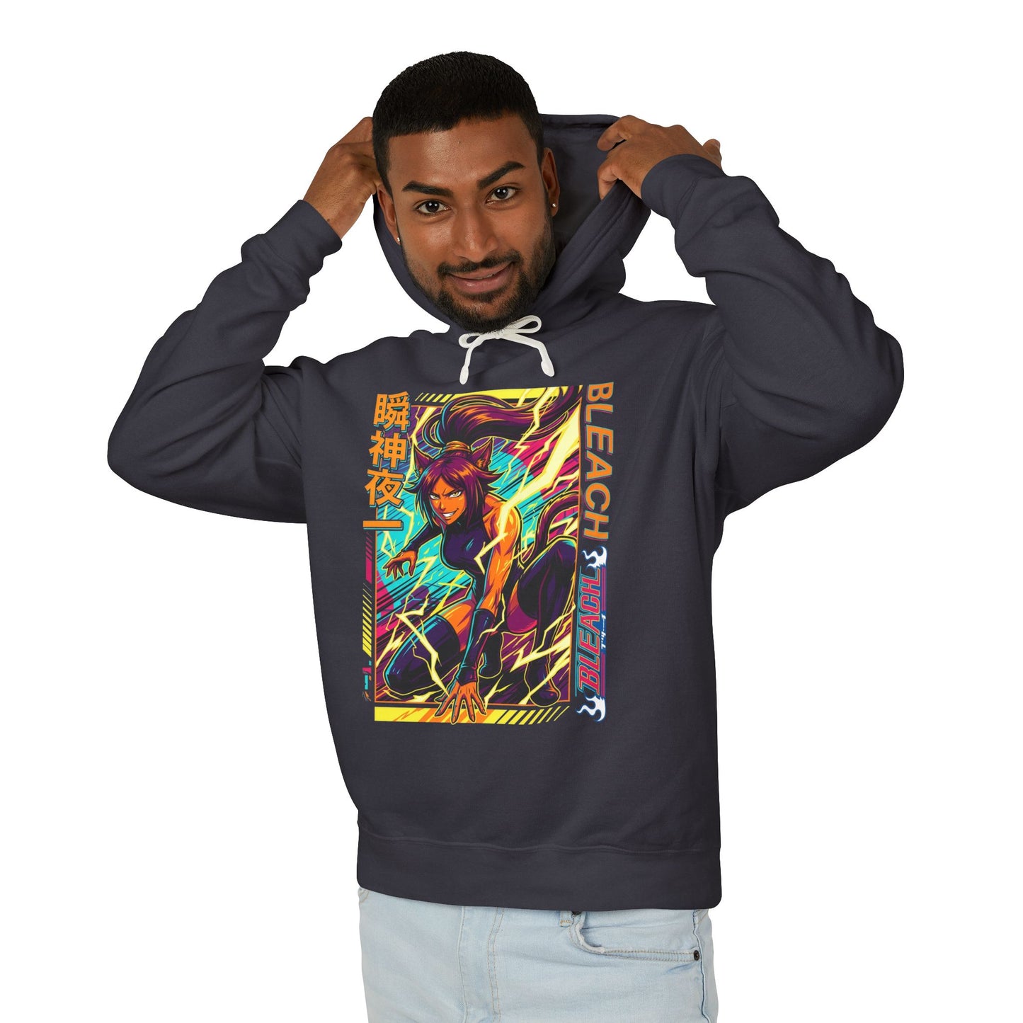 Yoruichi Shihouin Bleach Thousand Year Blood War Role Art Unisex Premium Hoodie