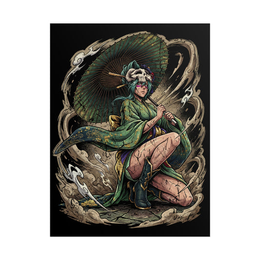 Nelliel Tu Gamuza Bleach Brave Souls Parasol Poster