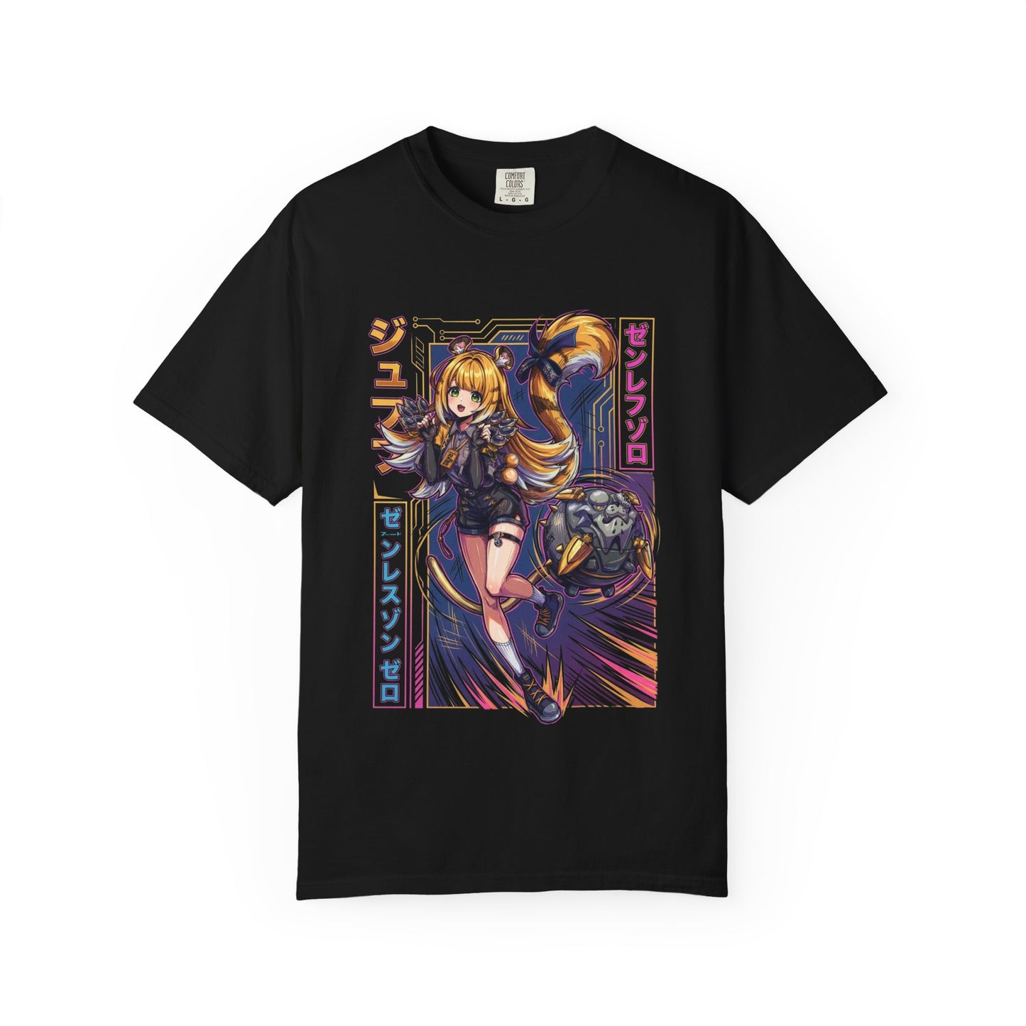 Ju Fufu Zenless Zone Zero Synthwave Sunset Tiger Premium T-Shirt