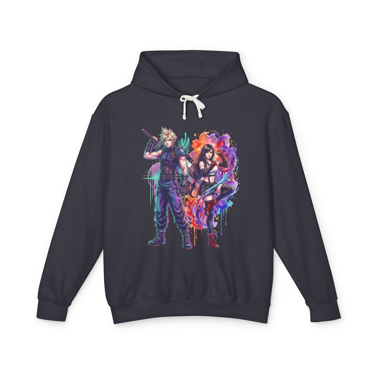 Final Fantasy 7 Remake Tifa and Cloud Together Art Unisex Premium Hoodie