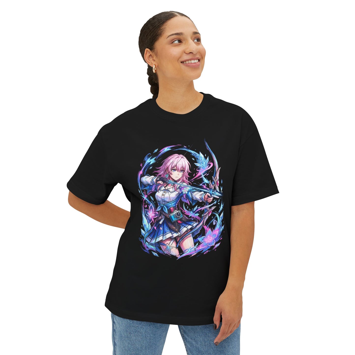 March 7th Honkai Star Rail: Astral Express Crew Member Premium Oversized Unisex T-Shirt
