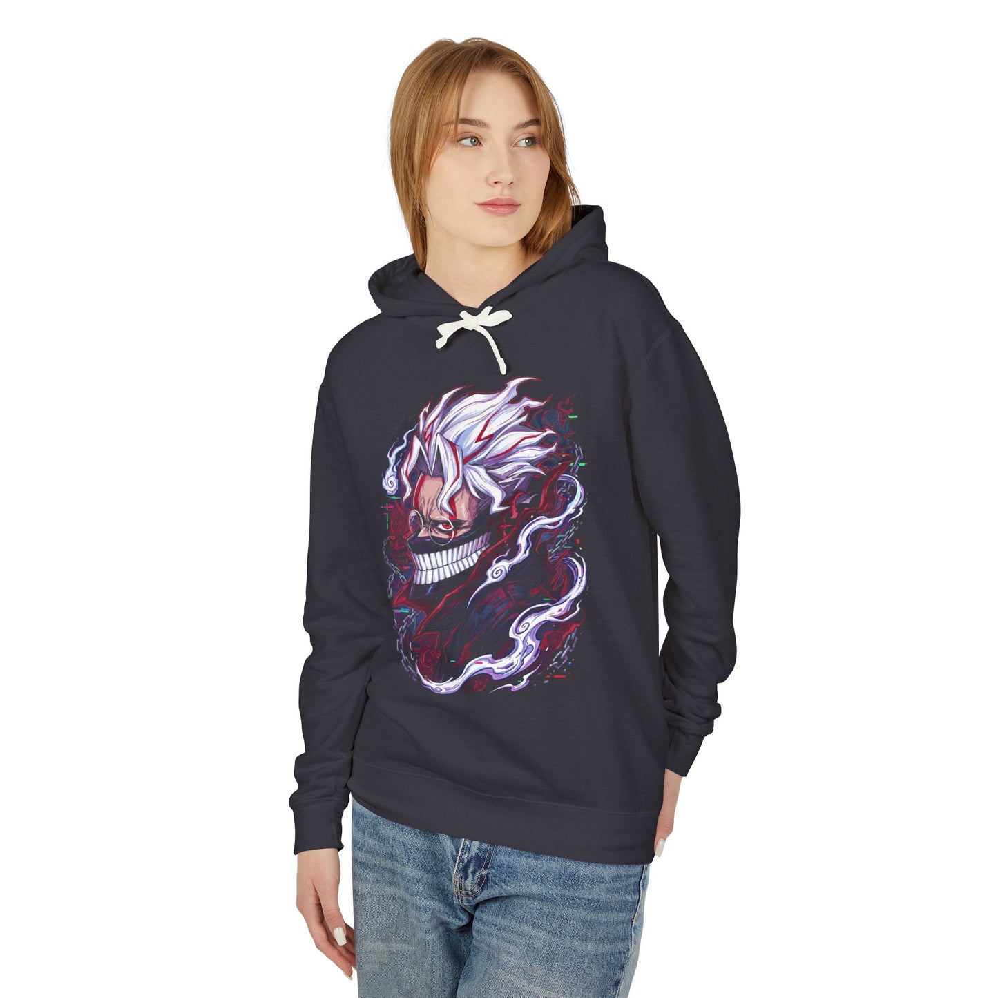 Dandadan Okarun Turbo Granny Transformation Portrait Unisex Premium Hoodie