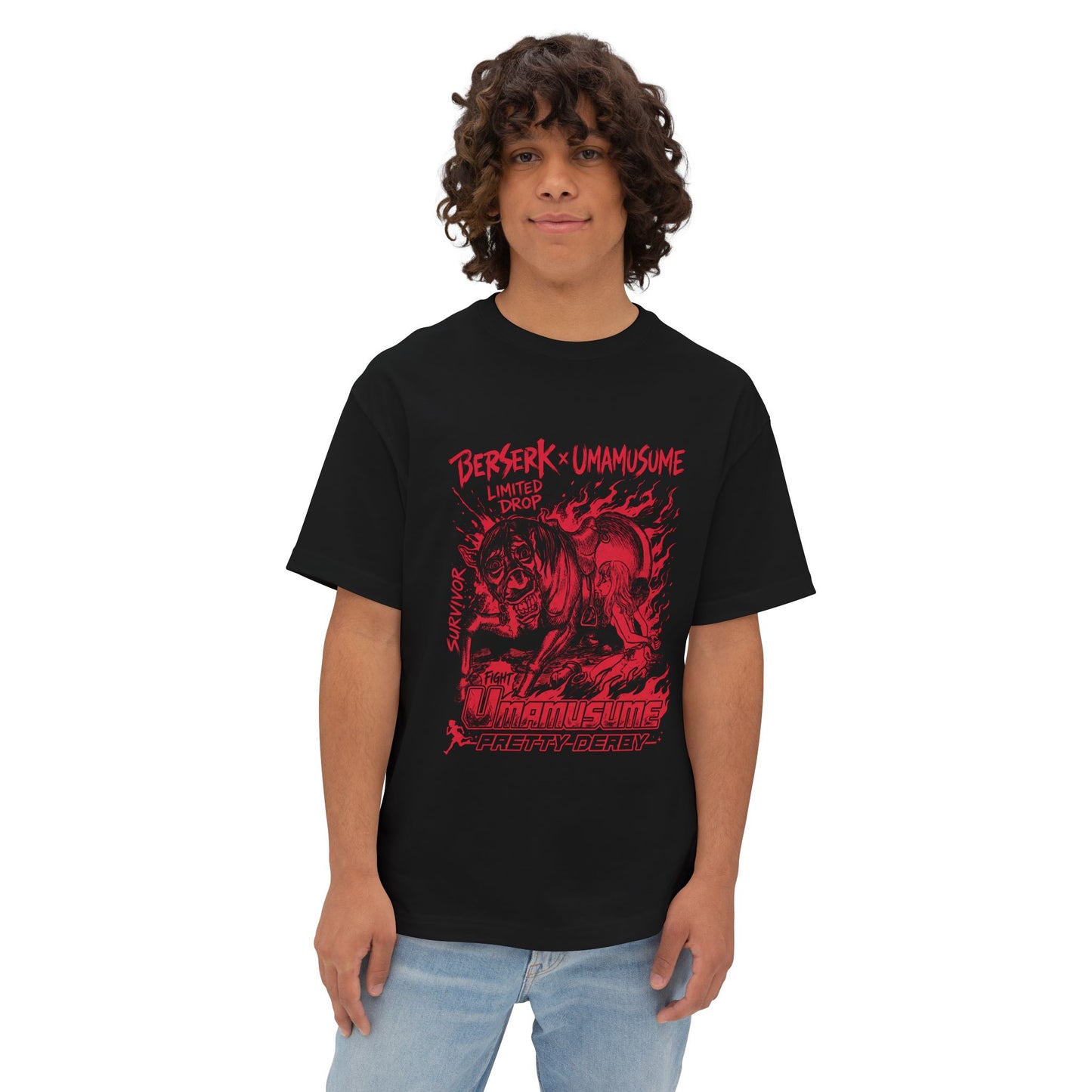 Horse Girl Guts Brand of Sacrifice Racing Premium Oversized Unisex T-Shirt