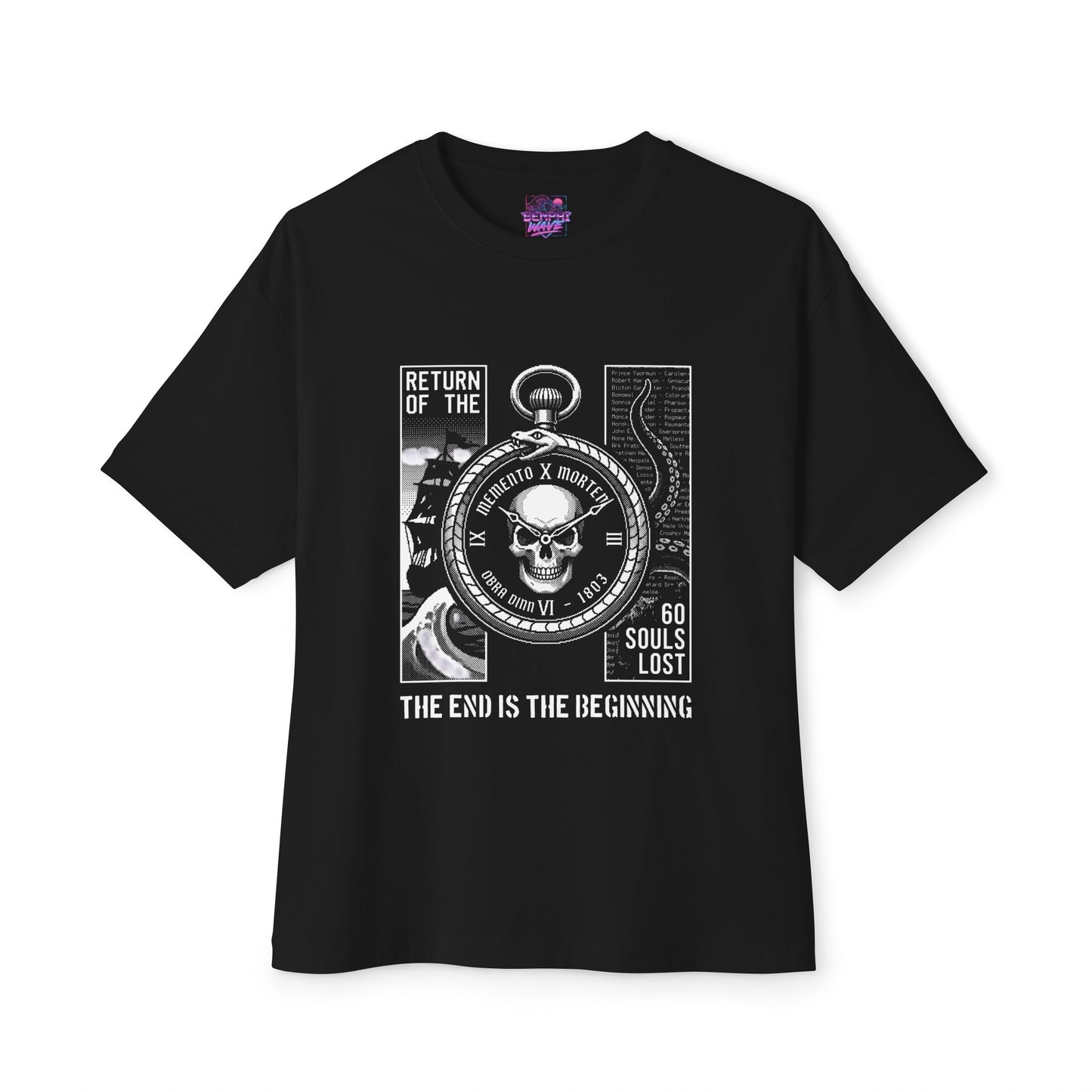 Lucas Pope Obra Dinn Minimal Colour Masterpiece Premium Oversized Unisex T-Shirt