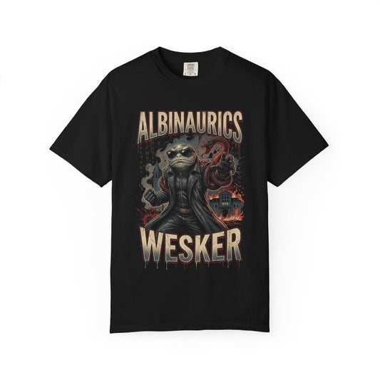 Albinaurics Wesker Crossover RE Wesker Uroboros Virus Evolution Superhuman Portrait Premium T-Shirt