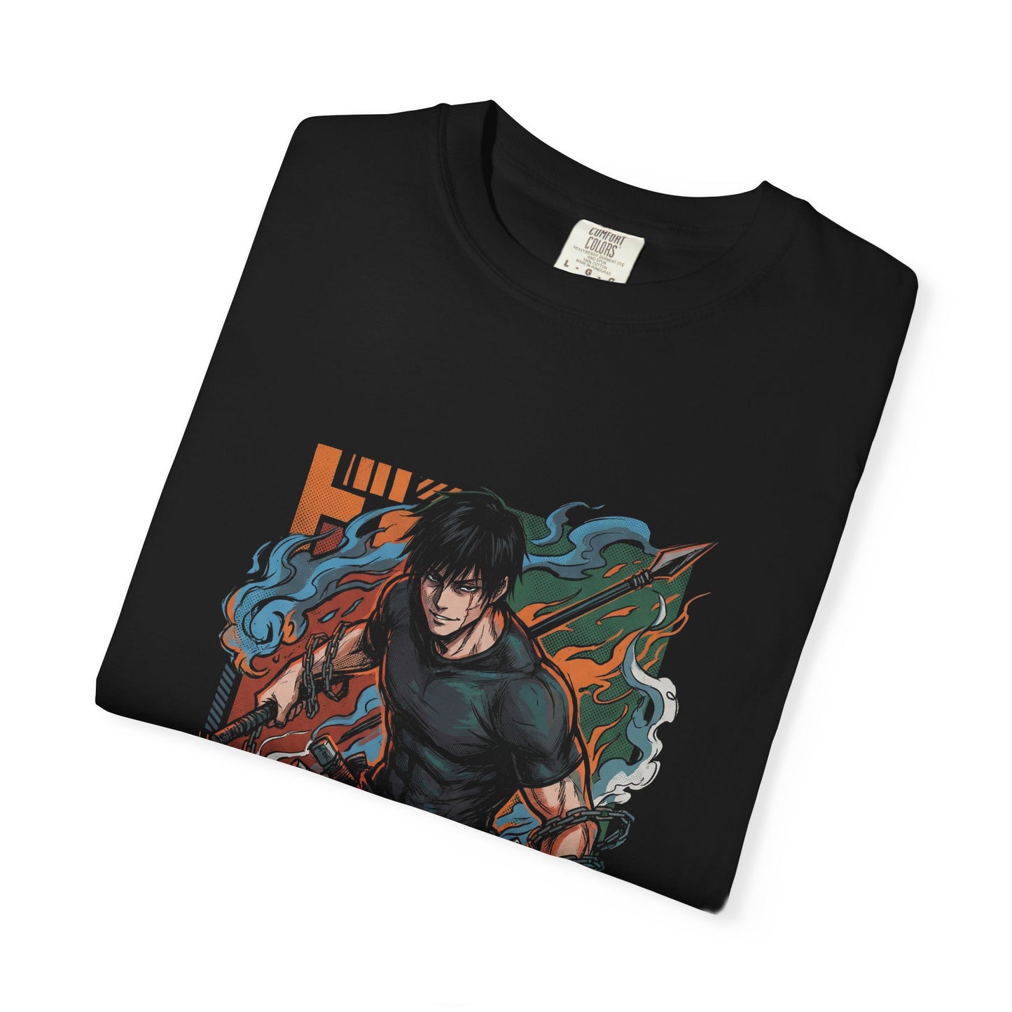 Toji Fushiguro JJK Black Shirt Muscular Icon Premium T-Shirt