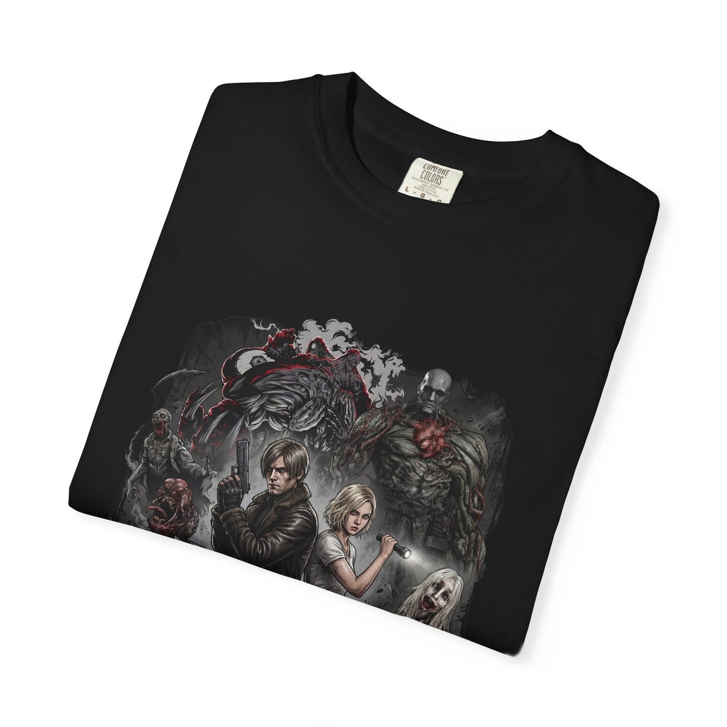 Resident Evil Requiem Grace Ashcroft Leon Kennedy Zombie Surgeon Grunge Premium T-Shirt
