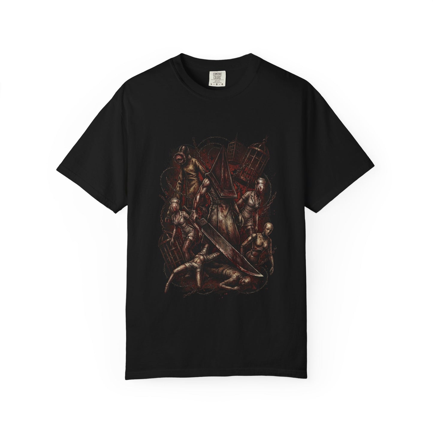 Silent Hill 2 Remake Pyramid Head Silhouette Premium T-Shirt