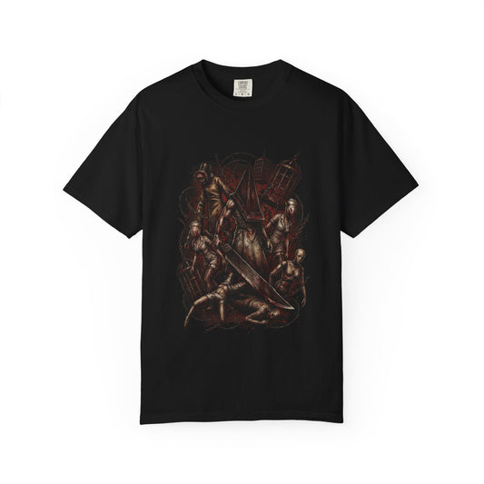 Silent Hill 2 Remake Pyramid Head Silhouette Premium T-Shirt