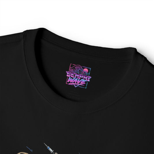 Zenless Zone Zero Alice and Yuzuha Fire and Ice Clash Fan Art Oversized T-Shirt
