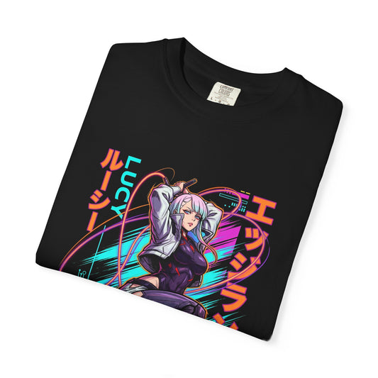 Lucy GG Strive: Monowire Whip & Hacking Queen Premium T-Shirt