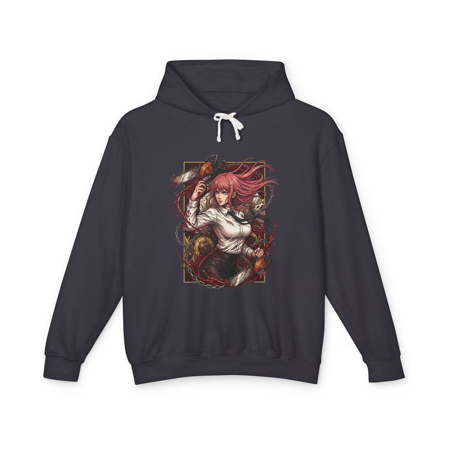 Chainsaw Man Denji Devil Hybrid Chainsaw Arms Fight Art Unisex Premium Hoodie