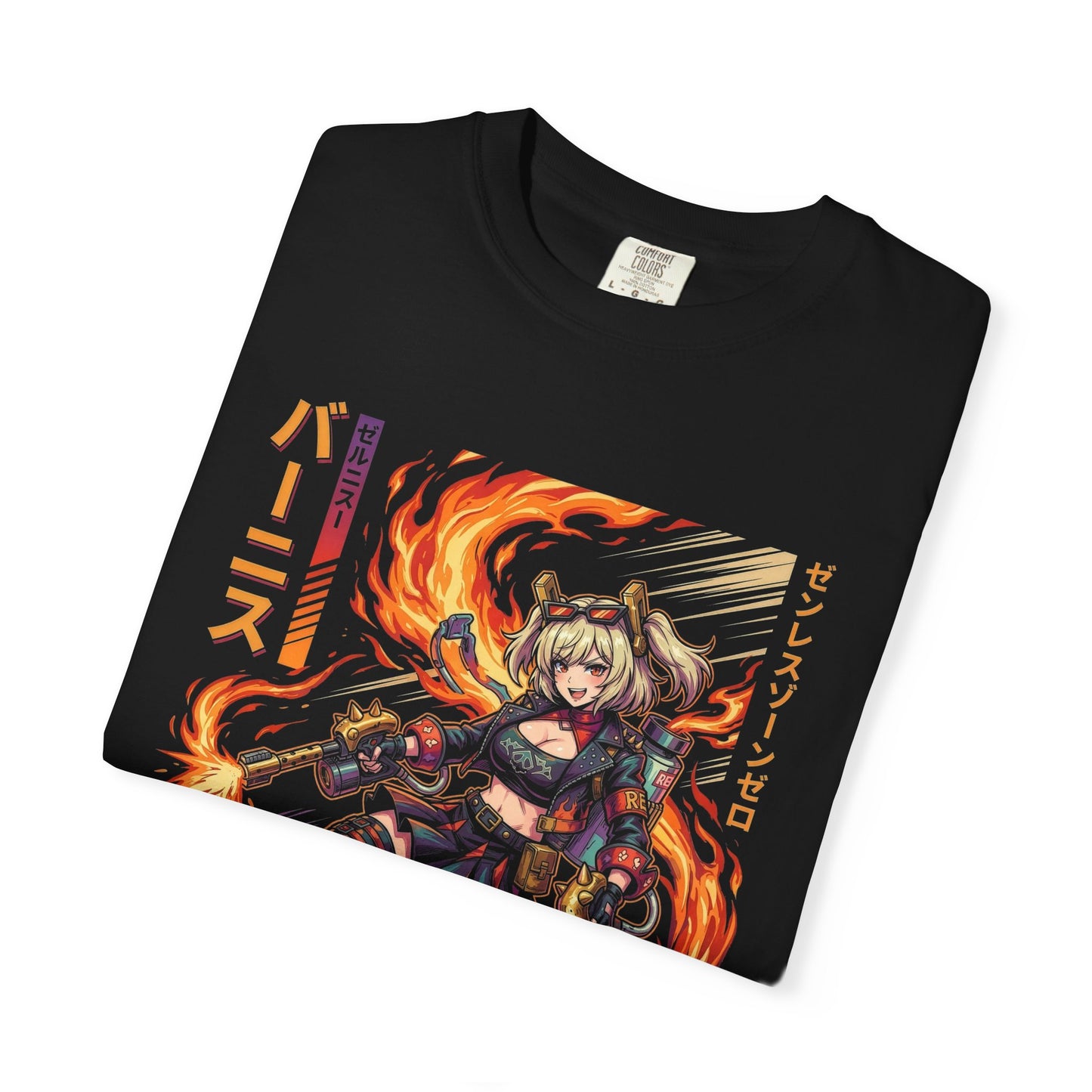 Synthwave Burnice Sons of Calydon Mixologist Zenless Zone Zero Premium T-Shirt