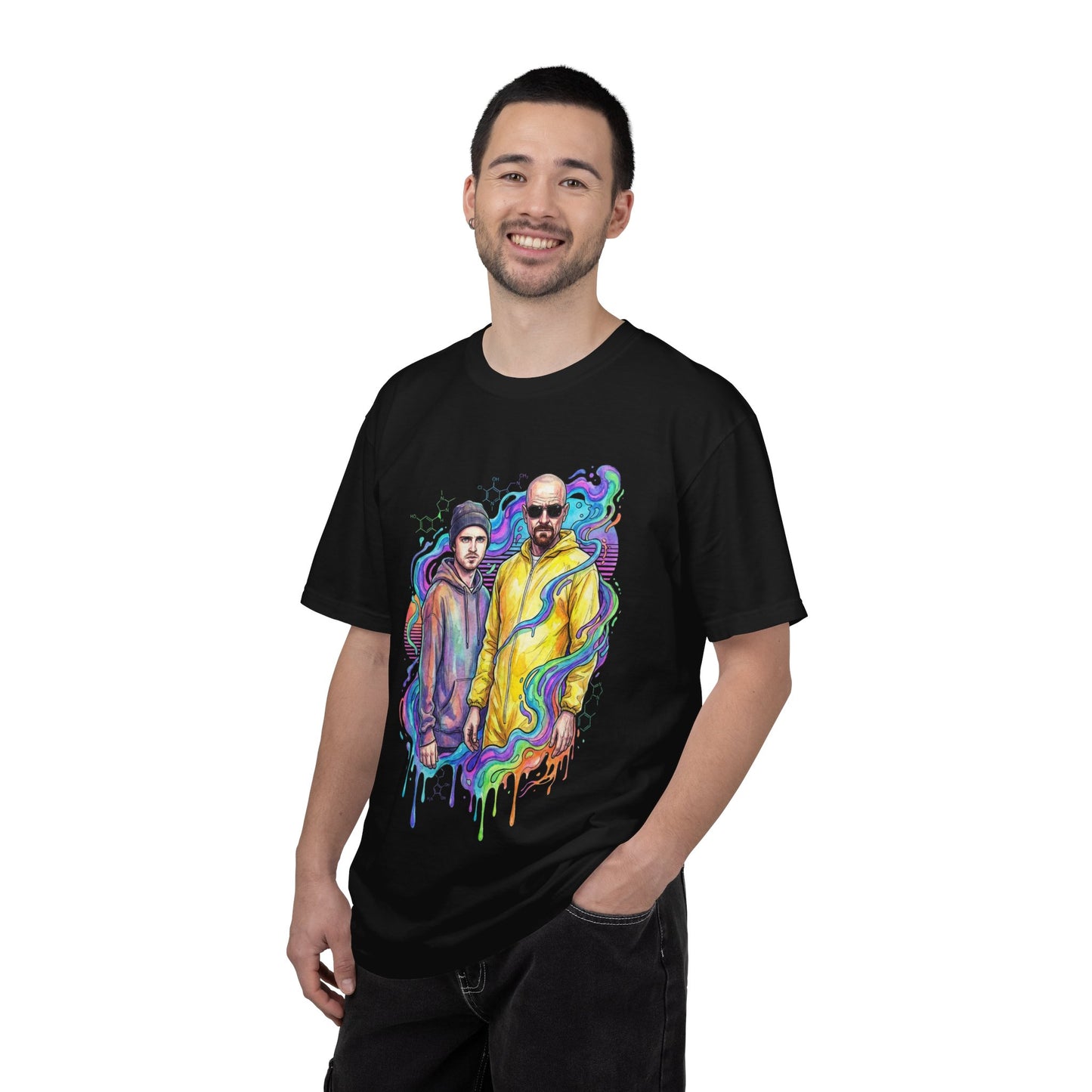 Walter White and Jesse Pinkman Breaking Bad Duo Portrait Premium T-Shirt
