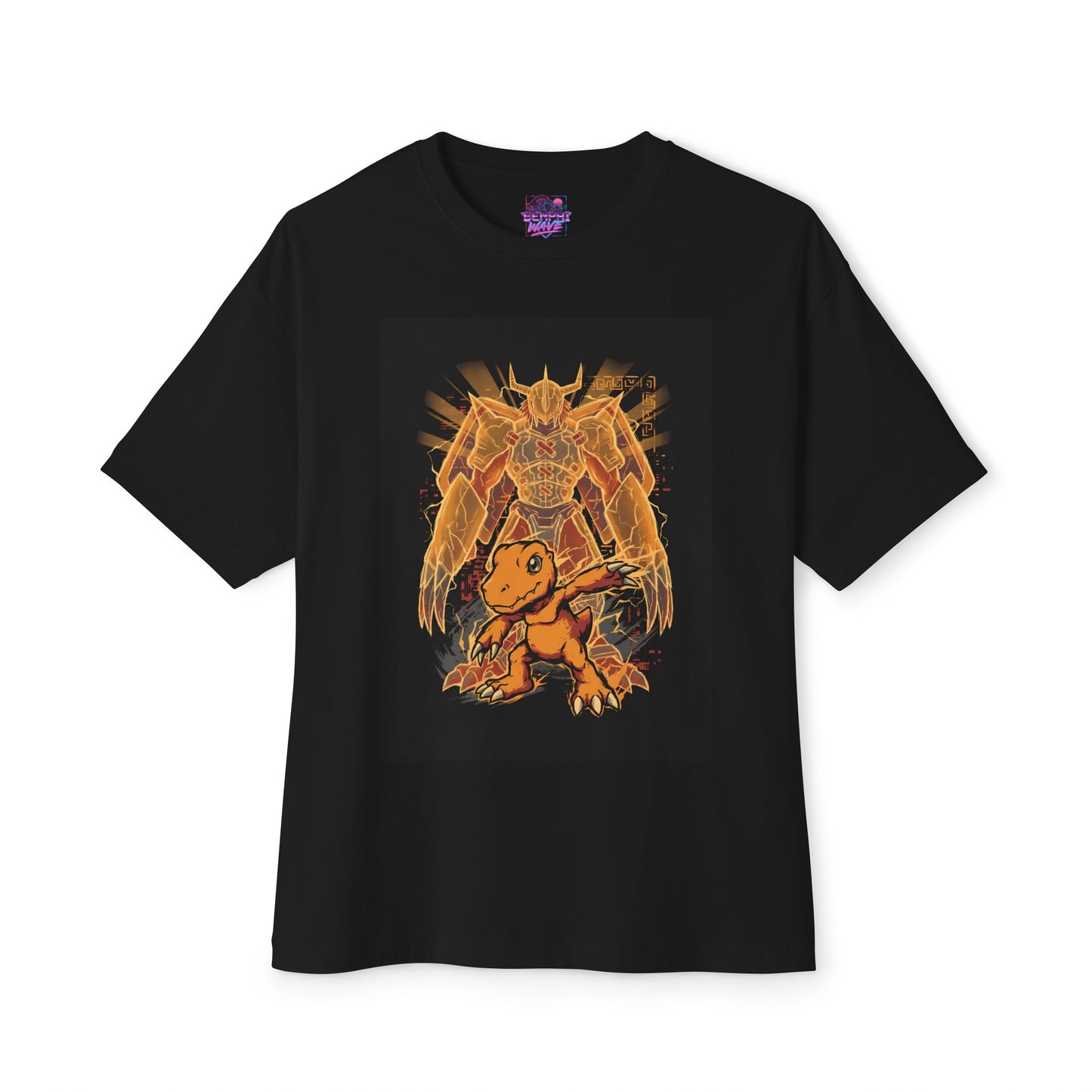 Digimon Classic Line: Agumon to WarGreymon Premium Oversized Unisex T-Shirt