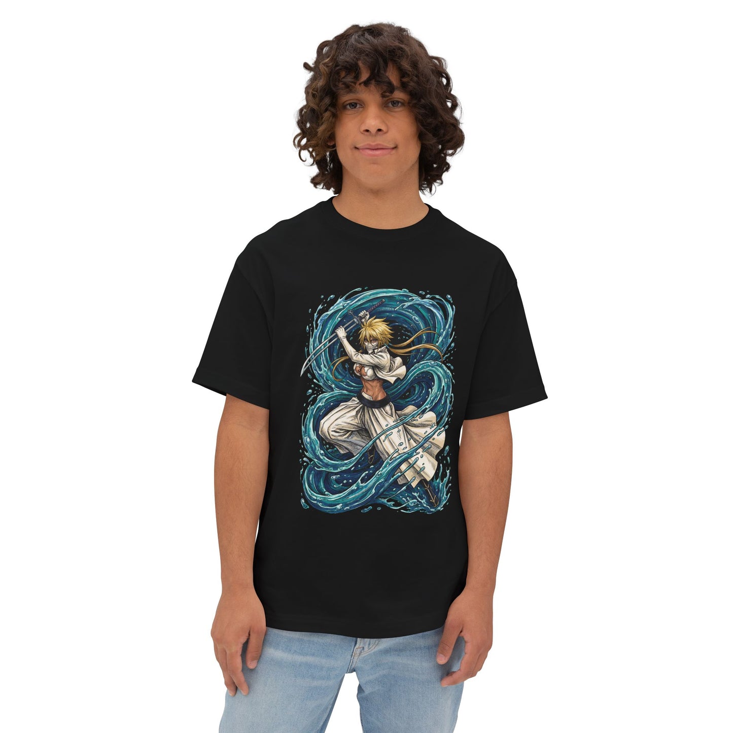 Tier Harribel Bleach Tiburón Shark Espada Design Premium Oversized Unisex T-Shirt