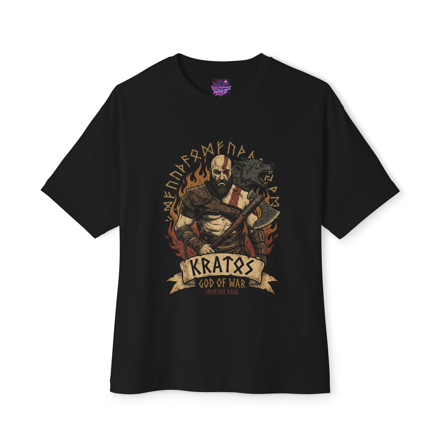 Kratos God of War Vengeance Premium Oversized Unisex T-Shirt
